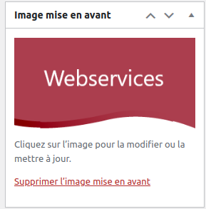 l'image Webservices